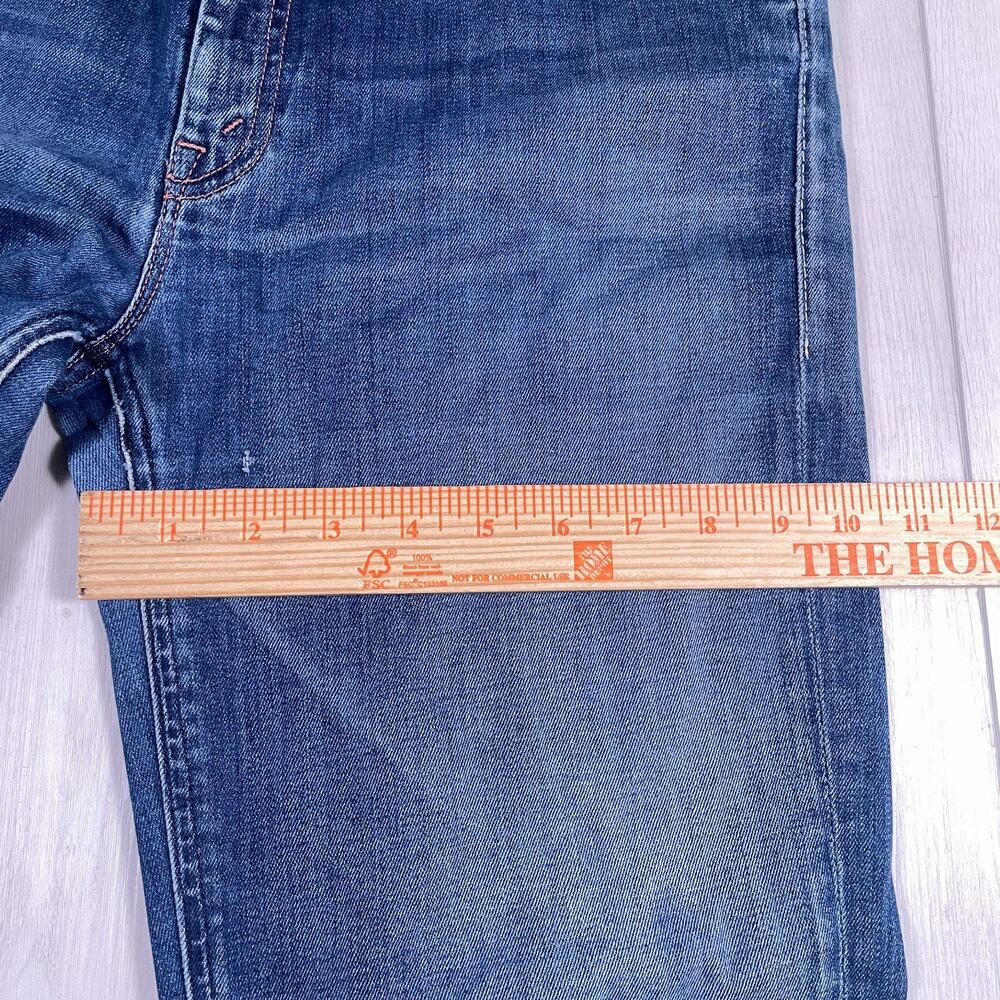 MOTHER Blue Flared Wide-Leg Jeans - Picture 15 of 16